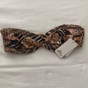 NWT Agua Bendita Bikini Bandeau Top